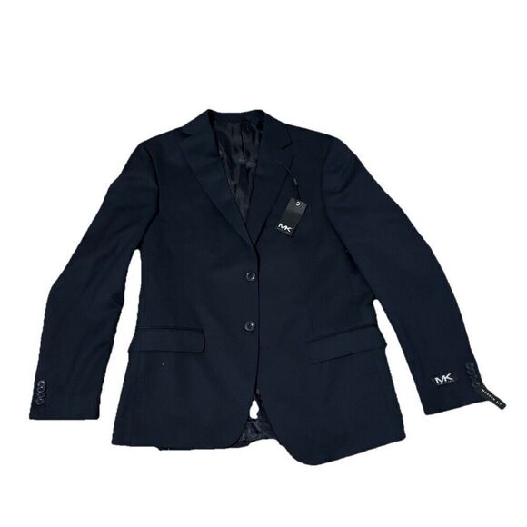 NWT Men's Michael Kors Classic-Fit Stretch Solid Blazer Black Size 42R - Picture 3 of 4
